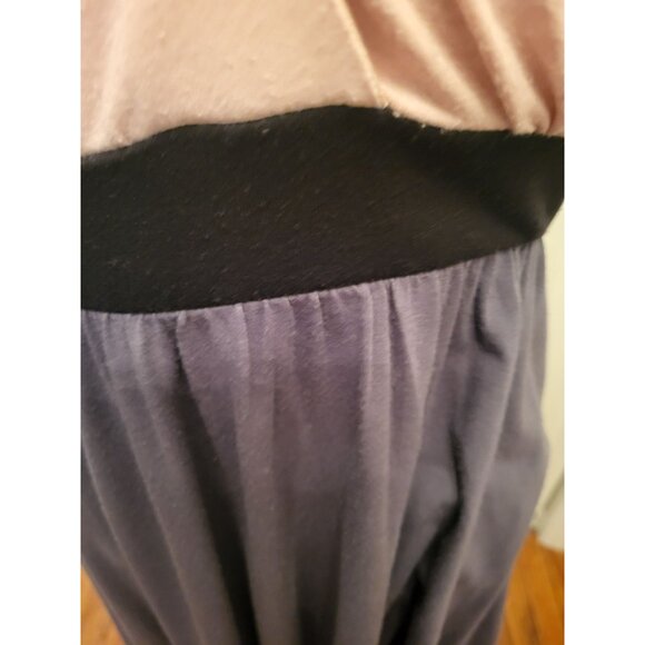 Speechless Pink Gray Faux Wrap Lace Babydoll Mini Dress S Coquette Boho 2010 - Picture 4 of 10